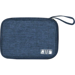 Taşınabilir Elektronik Kablo Organizatör Çanta USB Şarj Saklama Kutuları Mor (Yurt Dışından)