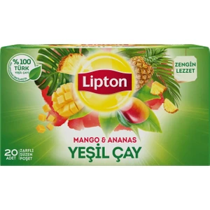 Mango & Ananaslı Yeşil Çay 20 Süzen Poşet 12'li