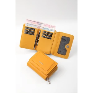 Cengiz Pakel Küçük Boy Sarı Kadın Cüzdan 65239MNT