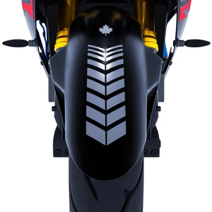 Çınar Extreme 2 Adet Sport Motosiklet Çamurluk Taş Grisi Kask Sticker Çınar Extreme