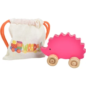 Wood & Joy Doğal Ahşap Kirpi Hareketli Eğitici Oyuncak