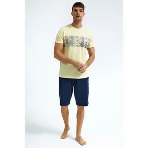 2715S Erkek Yazlık Bermuda Pijama Takım