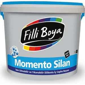Filli Boya Momento Silan Tam Silinebilir ve Yıkanabilir Silikonlu Ipek Mat Iç Cephe Boyası 2.5 Litre Bozkır