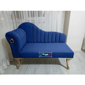 Yeni Model Ultra Lüks Alda Çizgili Josefin Bench Puf Berjer  110 cm