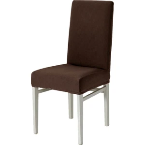 Koyukahve Bambu Sandalye Kılıfı Yıkanabilir Likralı Esnek Lastikli Sandalye Örtüsü