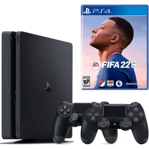 Playstation 4 Slim + 2.Dualshock + Ps4 Fifa 2022