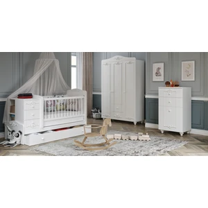 Romantic Büyüyen Bebek Odası(Mdf)