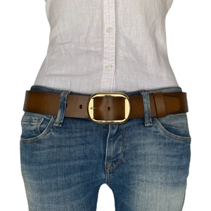 Deri, Gold Tokalı Tosado Kadın Kemeri 4 cm