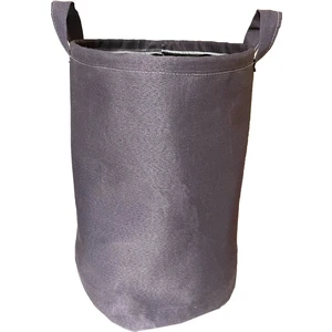 Vip Home Concept Vip Çamaşır Sepeti Çift Kat Kumaşlı Katlanabilir Sepet-Gri