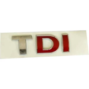 Vw Tdı Iki Kırmızı Bagaj Yazısı Logo Şilt 3B0853675AC