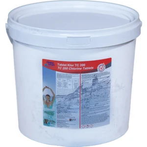 Deep Blue 25 kg Chlor Stabilize Triklor Tablet 200 gr %90 Klor - Chlorine Tablets