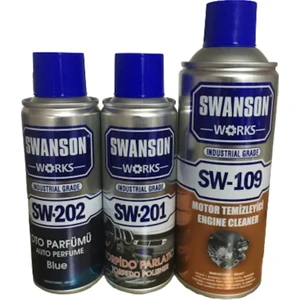 Swanson Works Torpido + Oto Parfüm + Motor Temizleyici