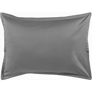 Gri Renk Ikili Pamuk Saten Yastık Kılıfı