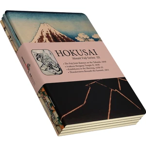 Hokusai 4'lü Defter Seti 3  Mount Fuji Series Iıı  Çizgisiz  48 Sayfa  10,5X14CM