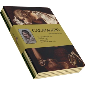 Caravaggio 4'lü Defter Seti 1  Narcissism Series  Çizgisiz  48 Sayfa  10,5X14CM