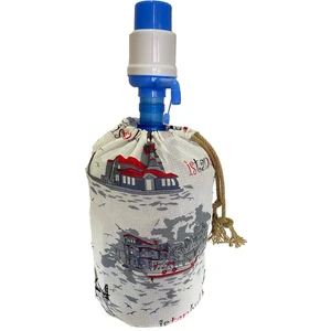 Vip Home Concept Damacana Kılıfı Jüt Büzgü Ipli Yıkanabilir Kılıf-Istanbul