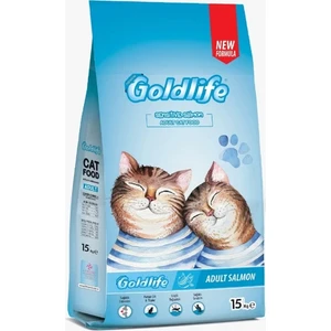 Somonlu Kedi Maması 2 kg Mama Şeffaf Poşet