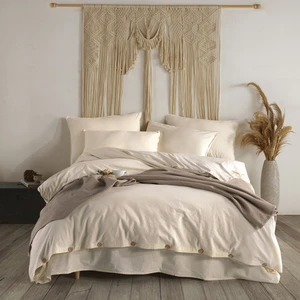 Macas Home Pure Love  Pamuklu Ipliği Boyalı Yıkamalı Çift Kişilik Nevresim Takımı 200*220