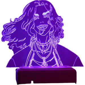 Modiwa Design Keisuke Baji  Tokyo Revengers 16 Renkli Anime Gece Lambası