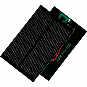 Oyunlarla Fen Küçük Mini Güneş Paneli 7CMX10CM 6 Volt  + ve - Uç Kablolu