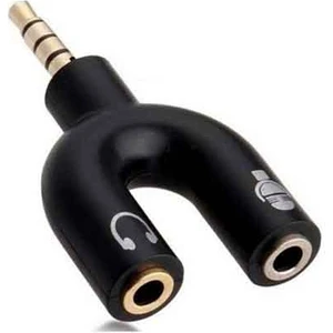 Kulaklık Mikrofon Birleştirici 3.5 mm 4 Boğumlu Çevirici Aparat