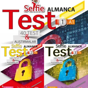 Çıpa Yayıncılık Almanca A1 Seviye Selfie Test Soru Bankası Seti Toplam 3 Kitap (Ciltli)