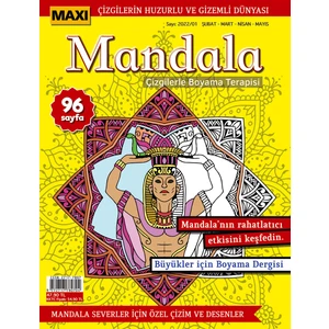 Mandala Çizgilerle Boyama Terapisi 2022/01