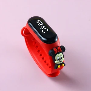 Minnie Mouse Dokunmatik LED Dijital Çocuk Saat