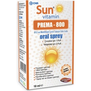 Sun Vitamin Prema-800 Oral Sprey 10 Ml
