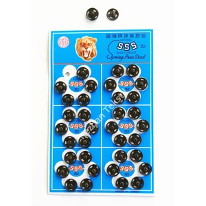 Kezban Tekstil Çıtçıt Dügme Siyah Renk 1no (10MM) 36 Adet