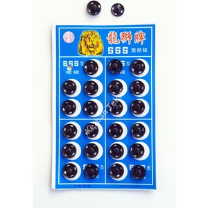 Kezban Tekstil Çıtçıt Dügme Siyah Renk 2no (12MM) 24 Adet