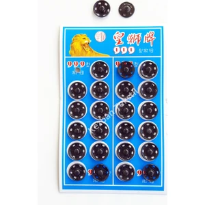 Kezban Tekstil Çıtçıt Dügme Siyah Renk 3no (14MM) 24 Adet