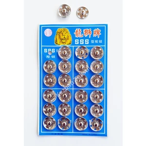 Kezban Tekstil Çıtçıt Dügme Gümüş Renk 4no (16MM) 24 Adet
