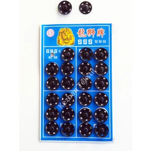Kezban Tekstil Çıtçıt Dügme Siyah Renk 4no (16MM) 24 Adet