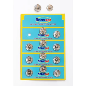 Kezban Tekstil Çıtçıt Dügme Gümüş Renk 5no (20MM) 12 Adet