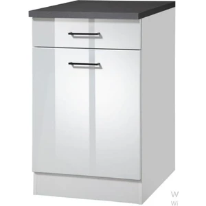 T Designo Tdesigno Ayaz Mutfak Çekmeceli Alt Modül 60 cm Beyaz Tezgah Dahi̇l