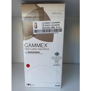 Gammex Pudrasız Steril Eldiven 8:No (50 Çift)