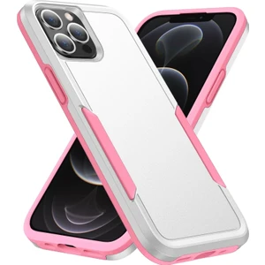 Iphone 13 Pro Pc + Tpu Darbeye Dayanıklı Kılıf - Beyaz (Yurt Dışından)