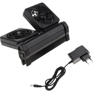 Akvaryum Soğutma Fanı Balık Tankı Soğutma Fanı ile 12 V Adaptörü Ab Tak 2 Fan  (Yurt Dışından)