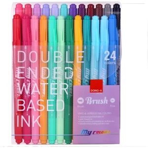 Dong-a Donga My Color2 Çift Taraflı Brush Kalem 24'lü Set
