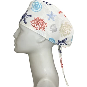 Deniz Yıldızı Doktor Hemşire Aşçı Cerrahi Hastane Bonesi Bandana M470