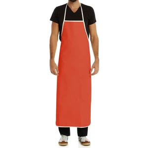 Dr. Mia Kırmzı Pvc Bulaşık Önlüğü Sıvı Geçirmez Leke Tutmaz Mutfak Önlüğü Astarlı