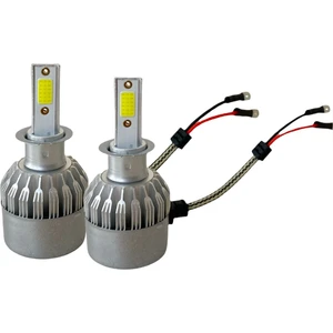 8000K Beyaz Ekt Ledsper LED Xenon Şimşek Etkili(Led Far Ampulü) H3