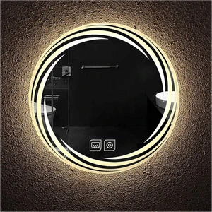 Global Led Mirror 85 cm Dokunmatik Tuşlu Buğu Çözücü Ledli Yuvarlak Banyo Aynası