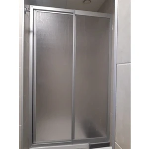 Özel Duş Özelduş 110-140 cm Arası H 180 cm Istenilen Ölçüde 1 Sabit 1 Kayar Mika Buzlu Eloksal Gri Profil...