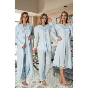 Lohusa Pijama Gecelik Sabahlık Takım Effort 4036