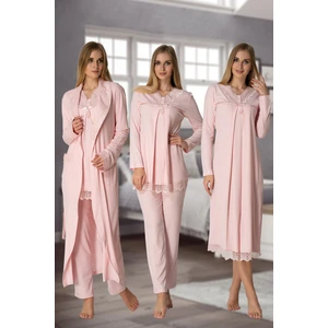 Lohusa Pijama Gecelik Sabahlık Takım Effort 4036
