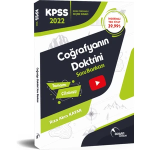 Doktrin Yayınları 2022 KPSS Coğrafyanın Doktrini Soru Bankası
