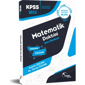Doktrin Yayınları 2022 KPSS Matematik Soru Bankası
