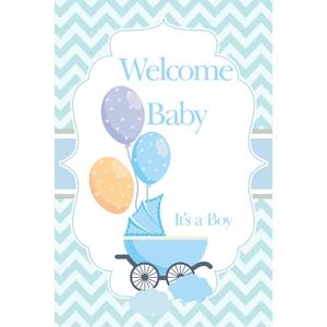 Tellgraf Hoş Geldin Bebek Tebrik Kartı 10 x 15 cm + 9'lu Zarf
